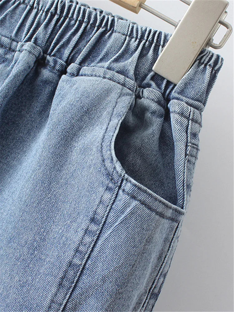 Women' Jeans Elastic High Waist Stretch Spring Summer
