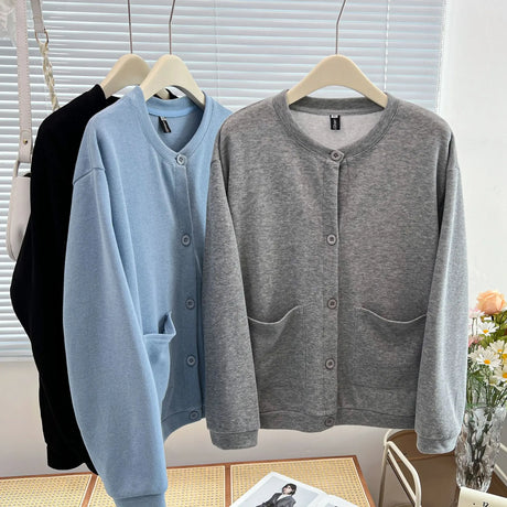 Womens Jacket Autumn Casual Clothing Fashion Solid Color