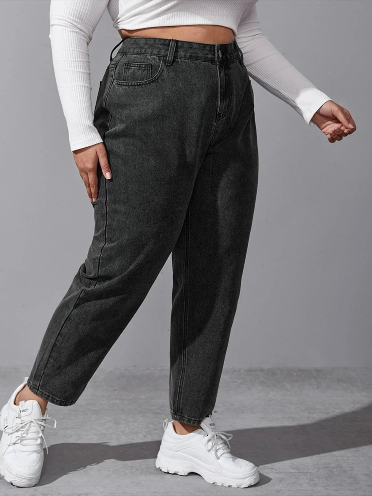 Women Autumn Washing Loose Stretchy Pant 5Xl 6Xl