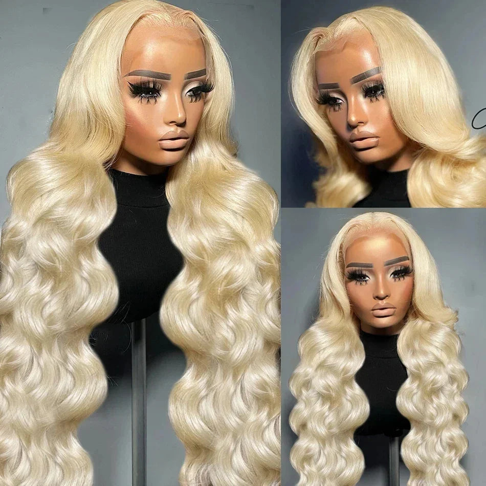 Luvin Blonde Hd Transparent 13X6 Lace Front Human
