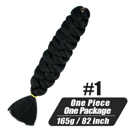 Wigundle Jumbo Braids Crochet Hair Extensions Synthetic Braiding