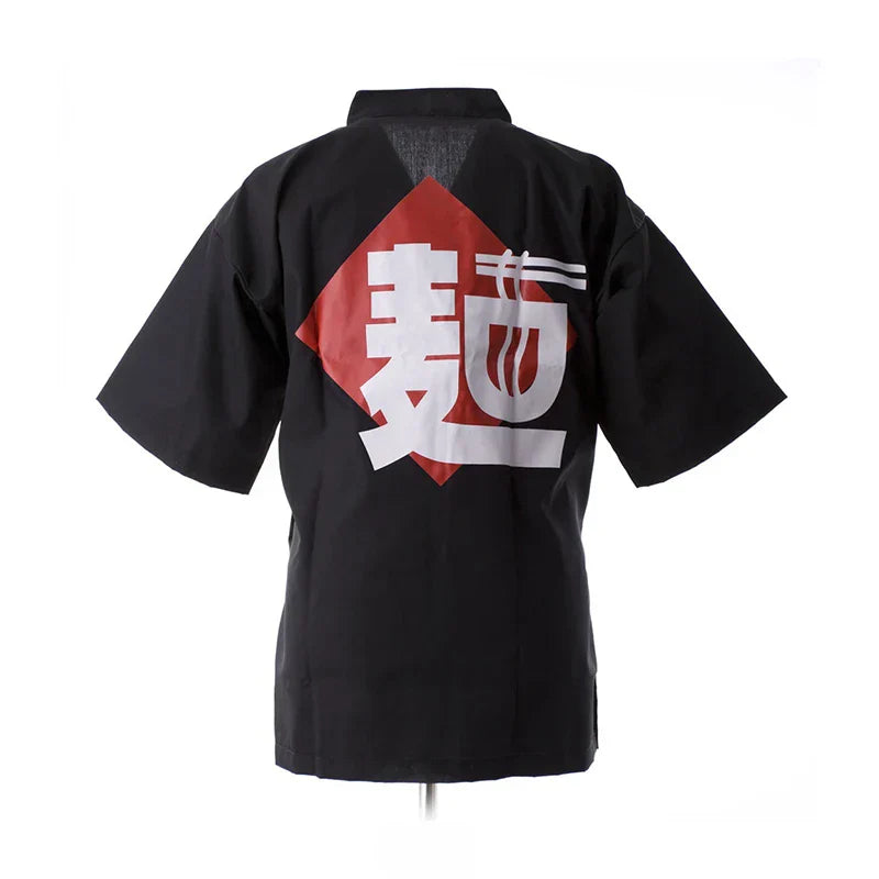 Man' Chef Jacket Sushi Restaurant Kitchen Uniform Hotel