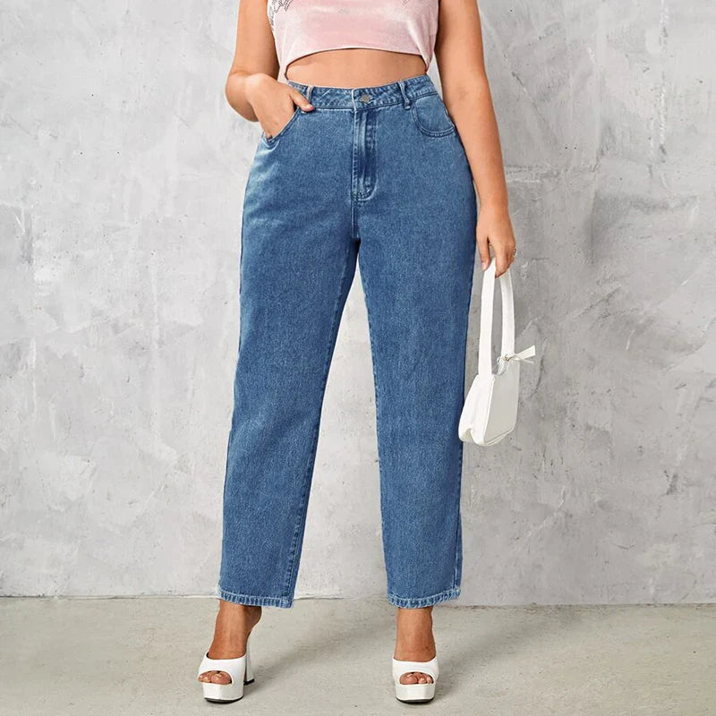 Women Jeans Autumn Dark Blue 175Cm Tall Stretchy