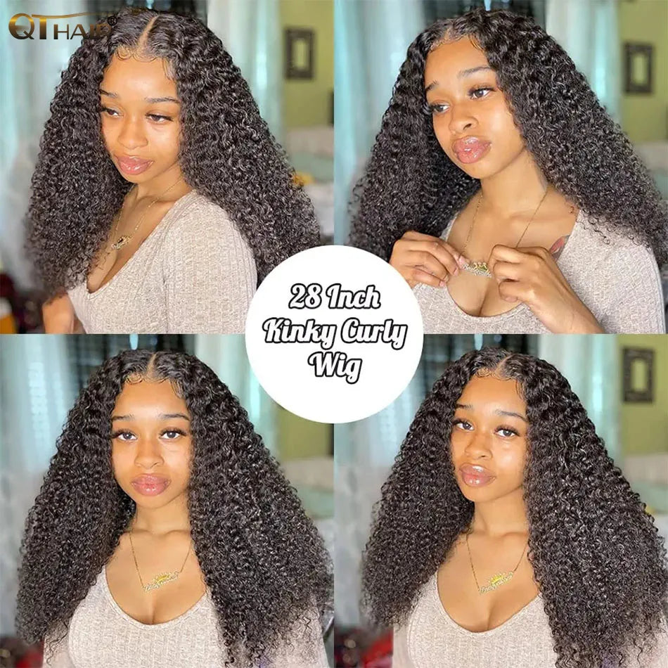 Qt Afro Kinky Curly Lace Front Wigs