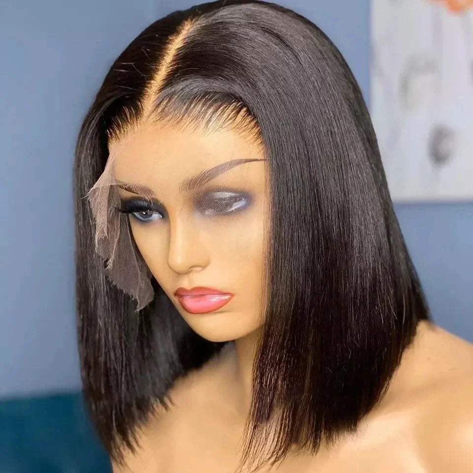 Hd Lace Frontal Wigs Straight Short Bob
