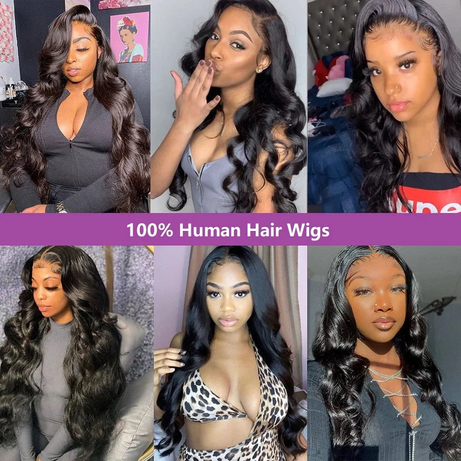 Glueless Wigs Human Hair Lace Frontal Wig Brazilian