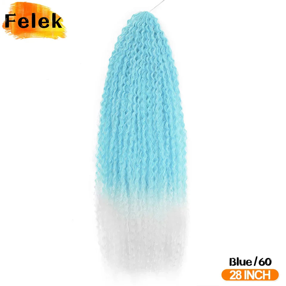 Brazilian Braids Synthetic Curl Hair Soft Braiding Extension