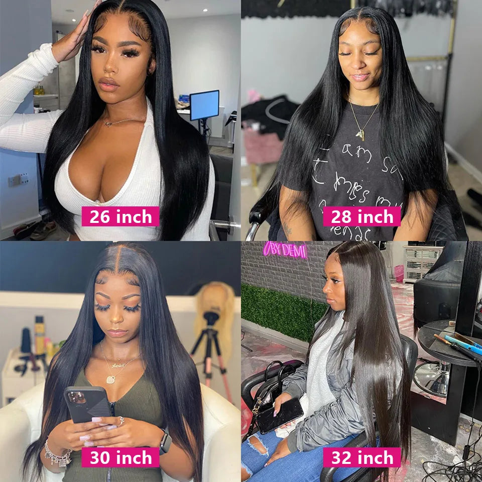 Transparent Lace Frontal Wig 4X4 Lace Closure Wig