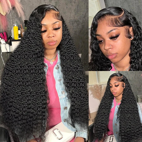 Wigirl Deep Wave X Hd Transparent Lace Frontal