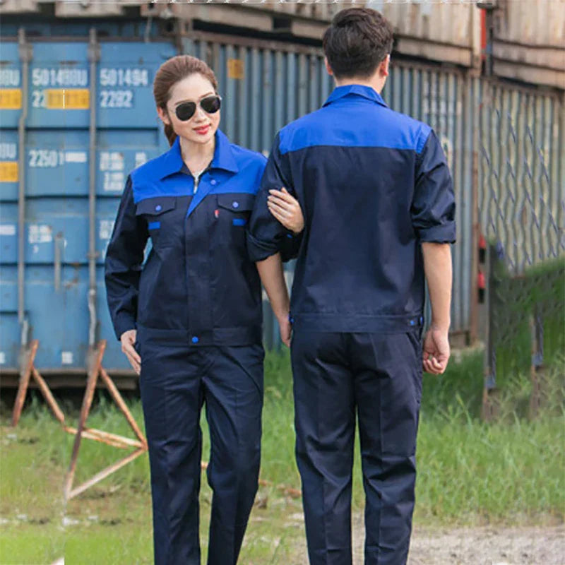 Spring Work Clothing Men Women Warehouse Worker Suit