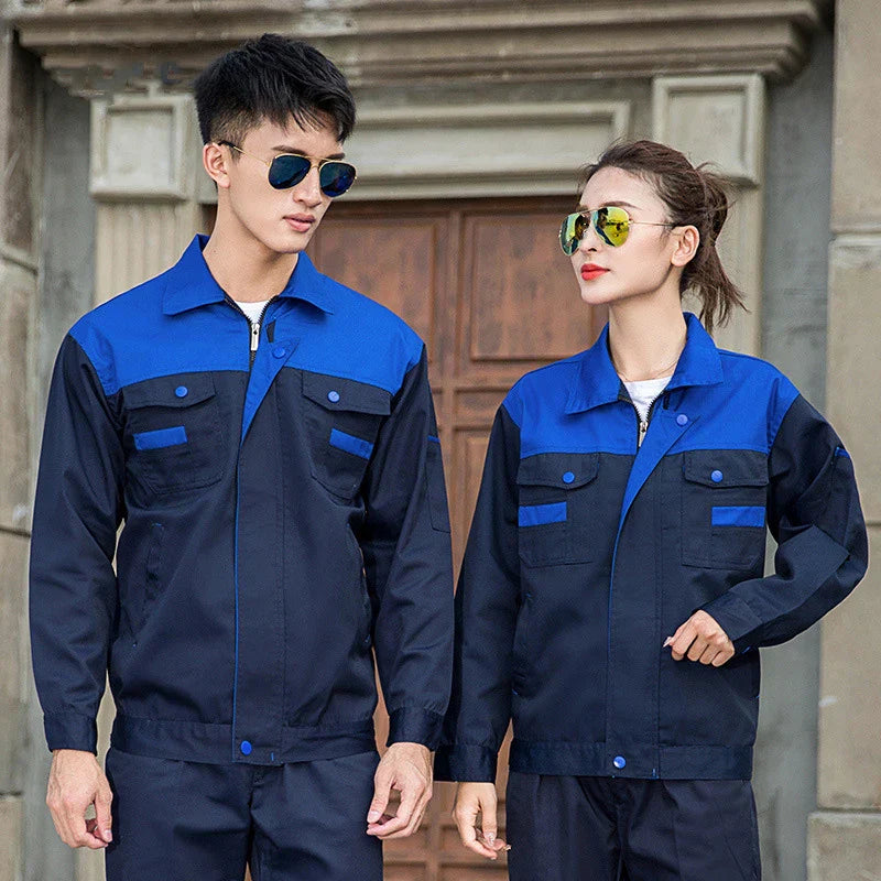 Spring Work Clothing Men Women Warehouse Worker Suit
