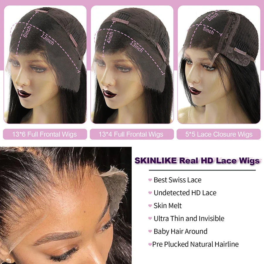 Wow Angel Hd Lace Frontal Wigs % 13X6