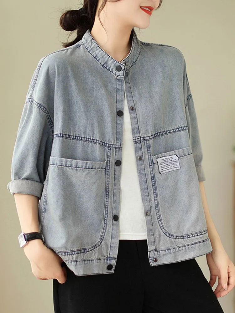 Women Casual Denim Jackets New Arrival Autumn Korean