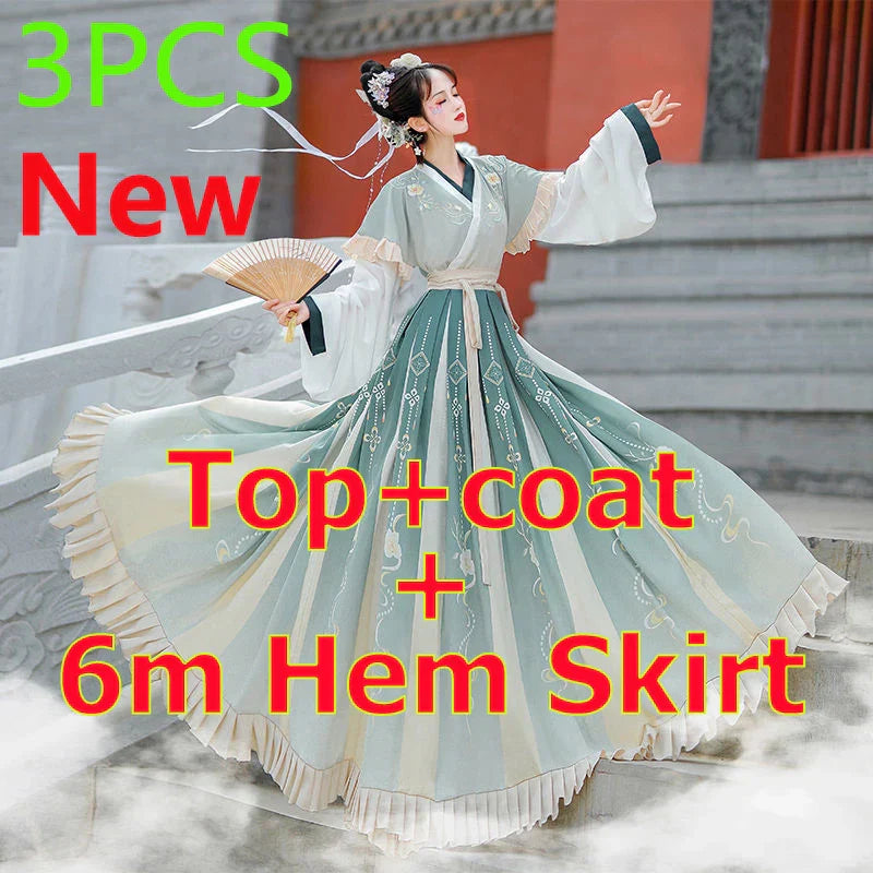 Women Hanfu Dress Traditional Chinese Cloth Outfit Ancient