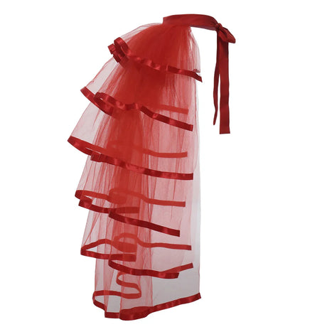 Women Punk Puffy Ruffle Tutu Bustle Skirts Sexy