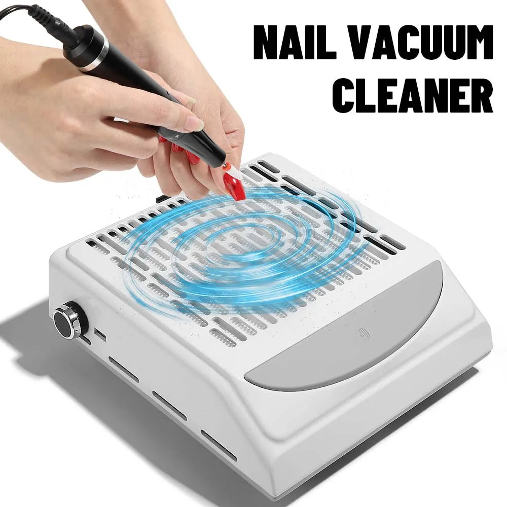 Upgraded Nail Vacuum Cleaner Powerful Professional Nail Dust
