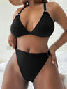 Ribbed Bikini Size Swimwear Women