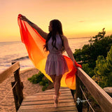 Silk Performance Dance Solid Color Light Texture