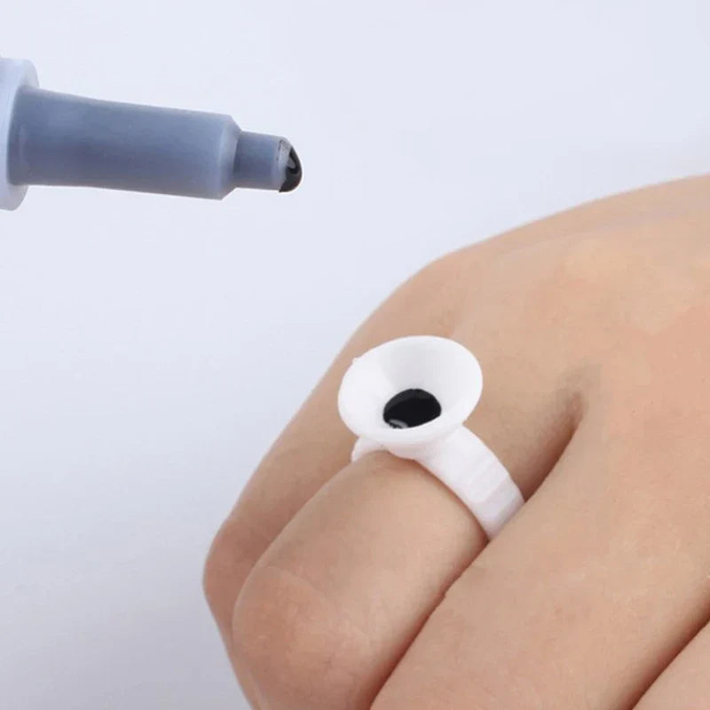 Disposable Permanent Makeup Ring No Divider Tattoo