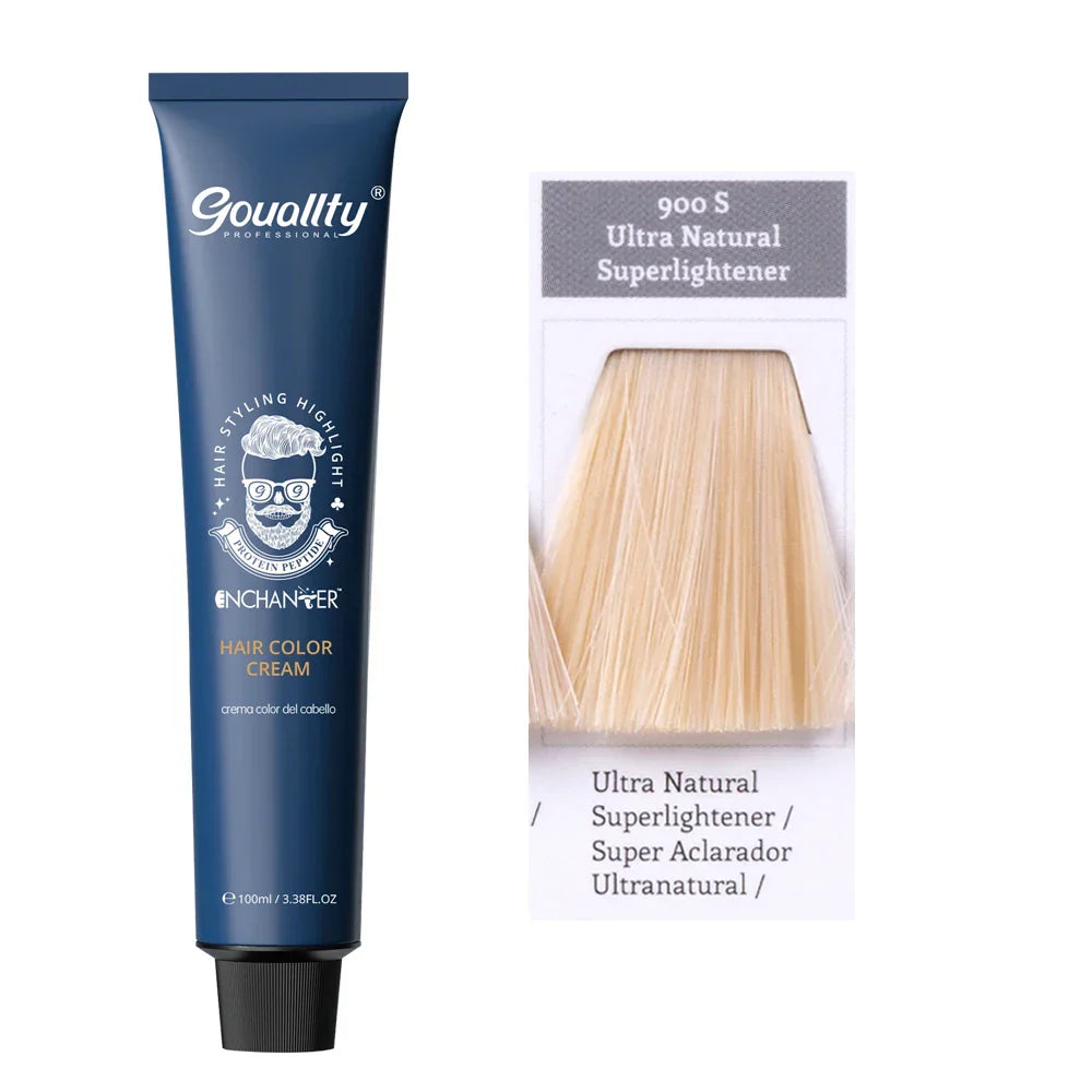 Professional Hair Dye Permanent Golden Brown Sliver Hair