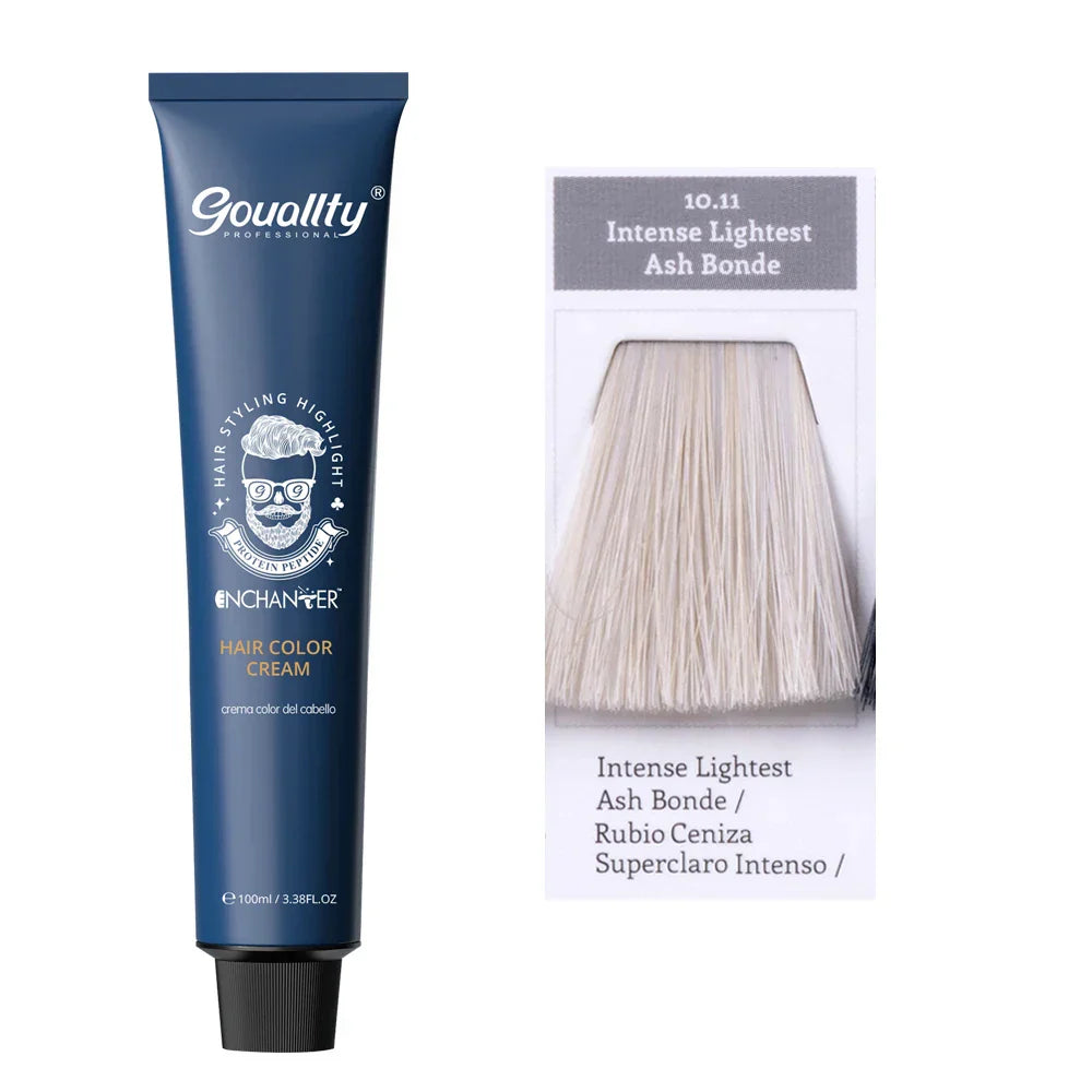 Professional Hair Dye Permanent Golden Brown Sliver Hair