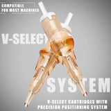 Mixed Sizes Ez V-Select Cartridge Tattoo Needle
