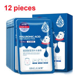 Pieces Hyaluronic Acid Facial Mask Sheet Pores