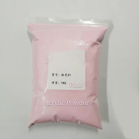 G Nail Acrylic Powder Clear Pink White Carving