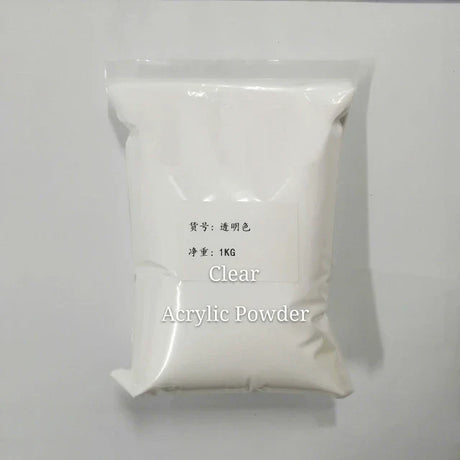 G Nail Acrylic Powder Clear Pink White Carving