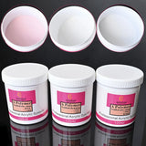 G Nail Acrylic Powder Clear Pink White Carving