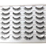 Pair Handmade Transparent Stem False Eyelashes Soft