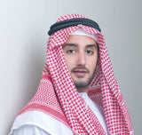 Arab Men' Red Plaid Head Scarf Hat