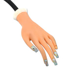 Nail Art Fake Hand Flexible Soft Adjustable Plastic
