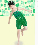 Children Modern Dance Frog Costume Girl Boy