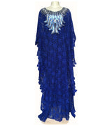Piece Set V-Neck African Dresses Women Bat Sleeve
