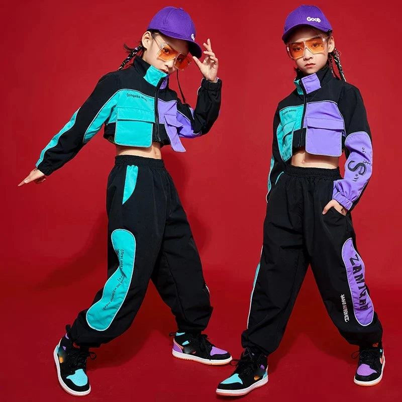 Children Hip Hop Clothes Girls Jazz Street Dance