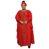 African Dresses For Women Muslim Lace Boubou Dashiki