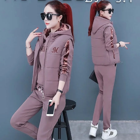 Autumn Winter New Women'S Casual Sweat Suit Fashion