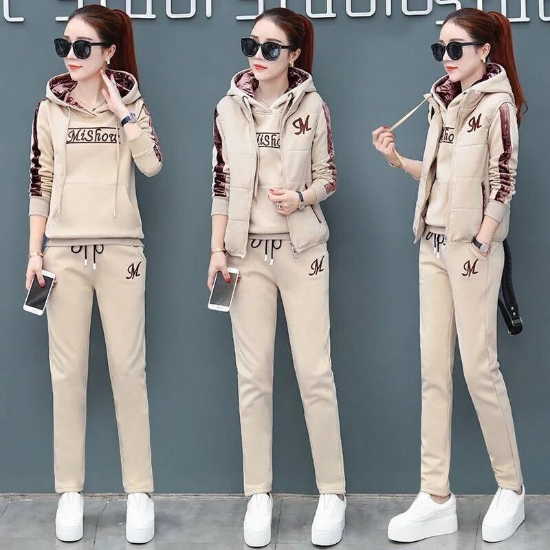 Autumn Winter New Women'S Casual Sweat Suit Fashion