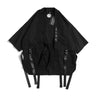 New Japanese Traditional Black Kimono Cardigan Diablo Samurai