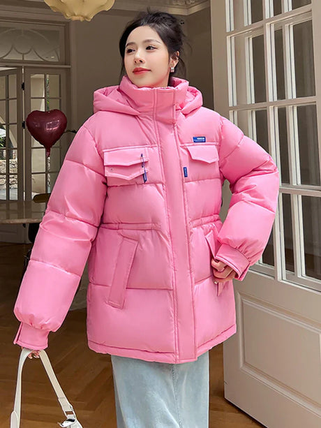 New Winter Women Oversized Parkas Jackets Casual Thick