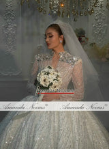 Amanda Novias Original Design Luxury Wedding Dress Ns4715