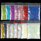 Set G Holographic Powder Nail Glitter Bulk Fine