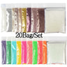 Set G Holographic Powder Nail Glitter Bulk Fine