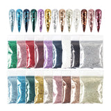 Set G Holographic Powder Nail Glitter Bulk Fine