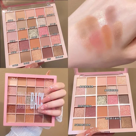 Color Eyeshadow Palette Waterproof Glitter Matte Shimmer