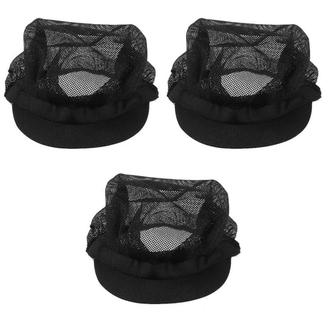 Pieces Mesh Chef Hat Man Cap Uniform Cotton