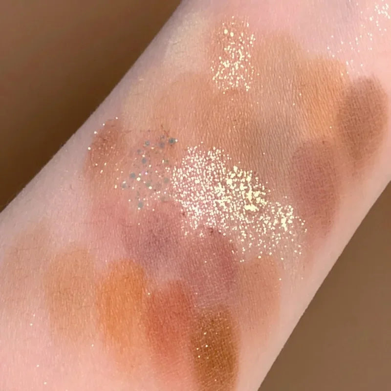 Color Matte Eyeshadow Palette Glitter Shimmer Eye