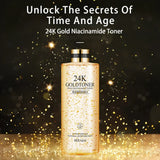 Face Gold Nicotinamide Toner Moisturize Oil