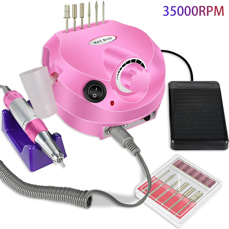 Rpm Electric Nail Drill Professional Manicure Machine Nail